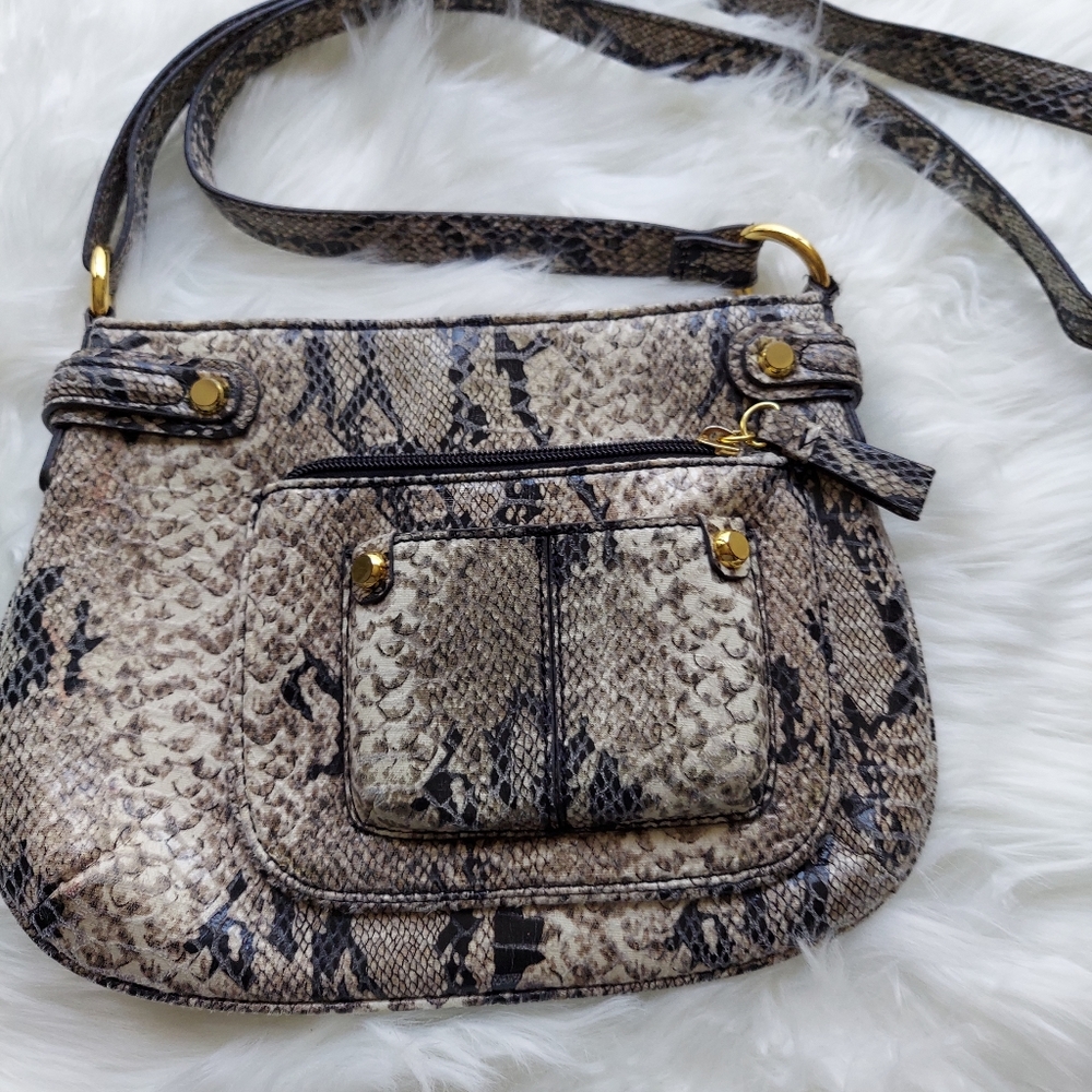 Jessica Simpson snakeskin crossbody